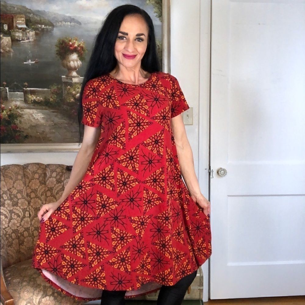 Lularoe beautiful long dress floral pattern